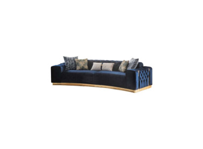 Luksusa 2x Chesterfield dīvāni Dārglietas Mēbeles dizainera apmetums 4 vietu sēdeklis