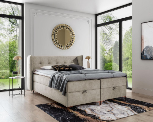 Iekārtojums guļamistaba Polsterbett Luksusa Boxspringbett Double Design Mebeles