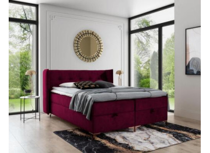 Gulta guļamistaba luksusa dizains Moderns boksspringa gultas iekārtojums Pamatnes gulta