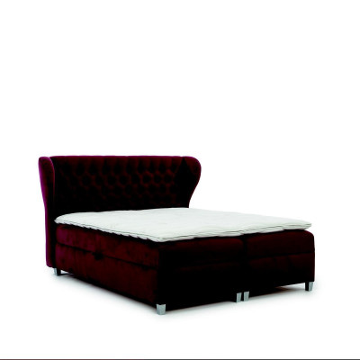 Luksusa atveldres gulta divguļamā gultā koka mēbeles auduma gulta moderns dizains