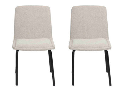 Baltas izsmalcinātas krēsli dizainera 2x ēdamistabas krēsli Moderni virtuves krēsli