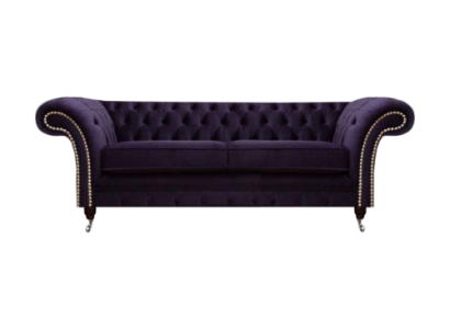 Chesterfield lillā divviešu dīvāns dīvāns dzīvojamā istaba Jauni tekstila dīvāni Jauni