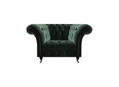 Luksusa mīkstie krēsli Dzīvojamā istaba mēbeles Jauns Melns Chesterfield krēsls