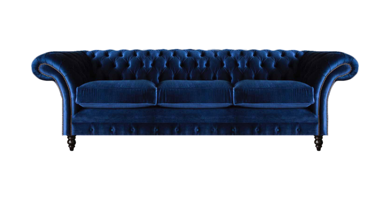 Chesterfield Luxus dīvāns ar trim sēdvietām, dzīvojamā istaba, auduma un tekstila dizains, jauns