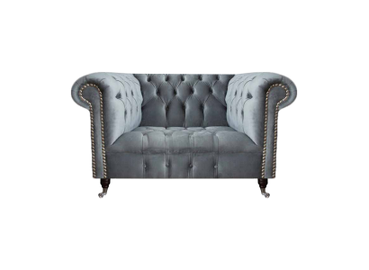 Dzīvojamā Istaba Pelēka Sēdekļu Chesterfield Pārklājums Sēdekļi Mēbeles Jauna Tekstila apdares