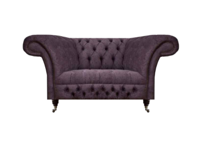Chesterfield krēsls mīkstās mēbeles viesistaba pārvilkums luksusa audums jauns