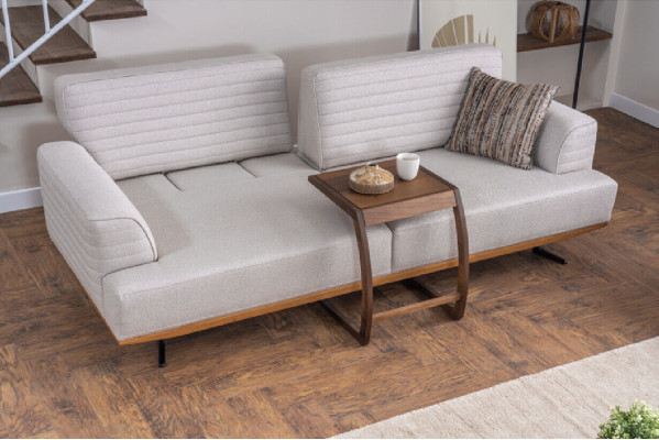 Sofasets dzīvojamajā istabā 4 gabali modernā stilā Jauns no tekstila materiāla