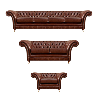 Neu Set 3 gabalu dzīvojamā istaba Chesterfield dīvāni mēbeles krēsls iekārtojums