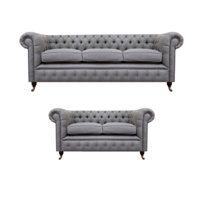 Chesterfield dizaina luksusa mīkstā ģērba dīvāns sofassēde no auduma, dīvāngarnitūra
