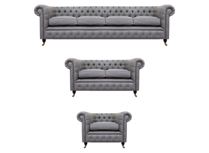 Sofas komplekts auduma auduma polsterētais dīvāns Chesterfield dzīvojamā istaba Jaunais dizains