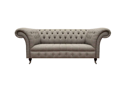 Sēdvietas viesistabas trīsvietīga dīvāns dīvāns audums iekārtojums Chesterfield