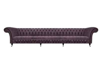 Luksusa krēsli Chesterfield četrasēta dīvāna dīvāns auduma dzīvojamā istaba