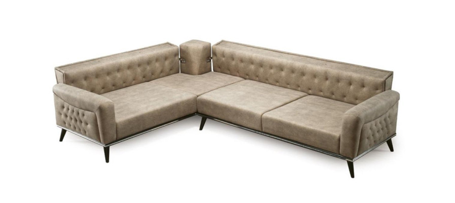 Dīvāna gultas Beis Wohnzimmer Set Design Modernas dīvāns Stūra dīvāns jauns