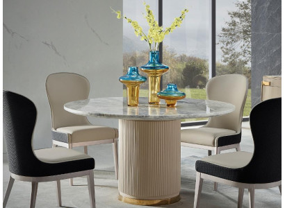 Apgalda virtuves istabai Rund tisch Wohnzimmer Küche 135cm Luxus Marmor runde Tische Neu