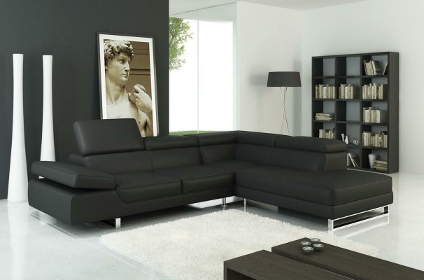 Stūra mīkstā sudraba atpūtas zona no ādas mākslīgās ādas forma sofa dekors polster sēžamvieta stūra.