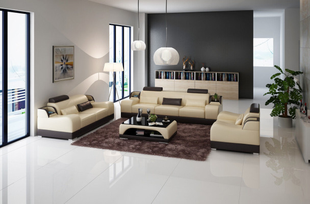 Sofas priekškopsējums 322 vietas komplekts dizaina sofa polster couch moderns