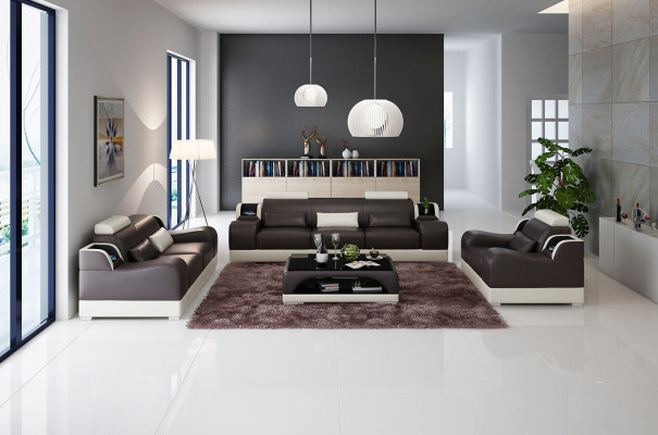 Sofas priekškopsējums 322 vietas komplekts dizaina sofa polster couch moderns