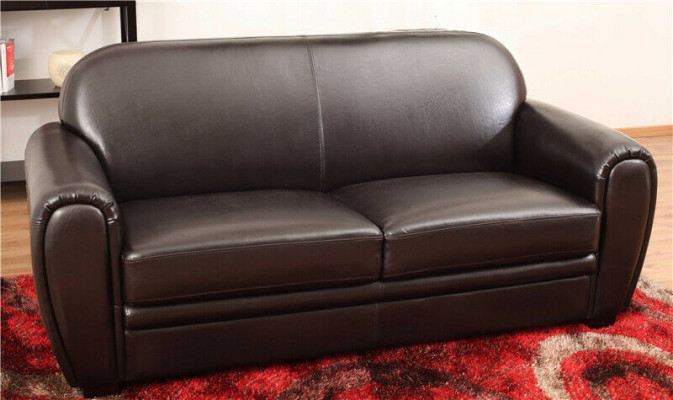 Sofas komplekts dīvāns gultā kāja komplekts dīvāns polster čaumala 3 gab. krēsls ādas dīvāns