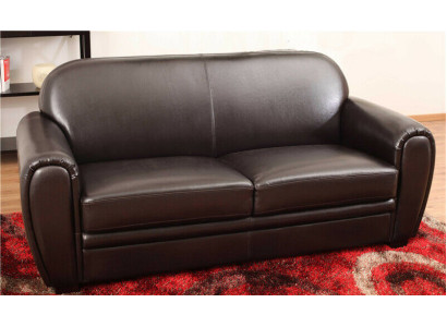 Sofas komplekts dīvāns gultā kāja komplekts dīvāns polster čaumala 3 gab. krēsls ādas dīvāns