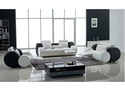 Sofa komplekts, ādas dīvāns, dīvāns, dīvāns, sēžamvieta, dīvāns, polsteris, dīvāns, 3 gab.