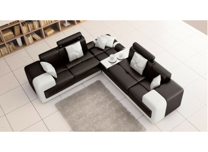 Stūra dīvāns Stūra komplekts L-formas dīvāns komplekts Polster Couch Wohnlandschaft