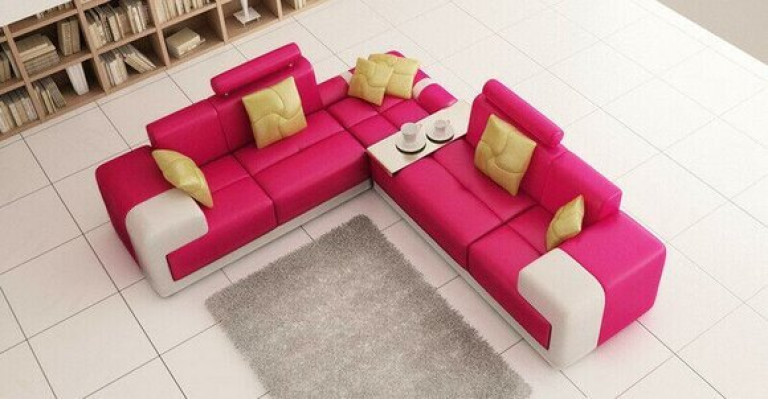 Stūra dīvāns Stūra komplekts L-formas dīvāns komplekts Polster Couch Wohnlandschaft