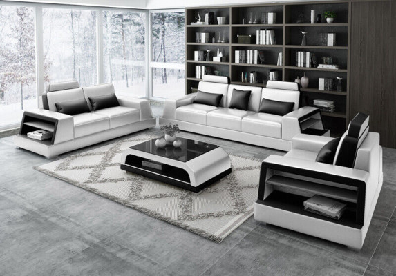 Sofa sēdēt komplekts, dizaina dīvāns, pārklājuma dīvāns, ādas mūsdienu 3+3