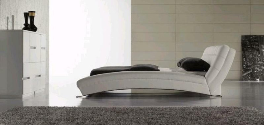 Gulta gultiņas jumts divi laulība greznība āda moderns dizains guļamistaba