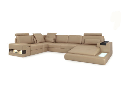 Formas dīvāns Sofa Couch Polster Garnitur dzīvojamo zonu stūra dīvāns dizains āda