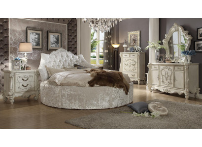 Gulta 2x nakts skapis 3 gab. Guļamistabas komplekts Jaunas Luxus Chesterfield gultas
