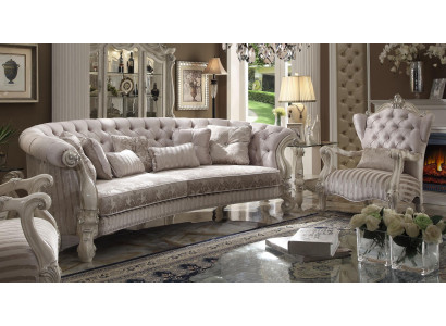 Chesterfield Sofa 4 Sitzer Dīvāns Polster Luksusa Klasiskais auduma dīvāns Baroka stilā