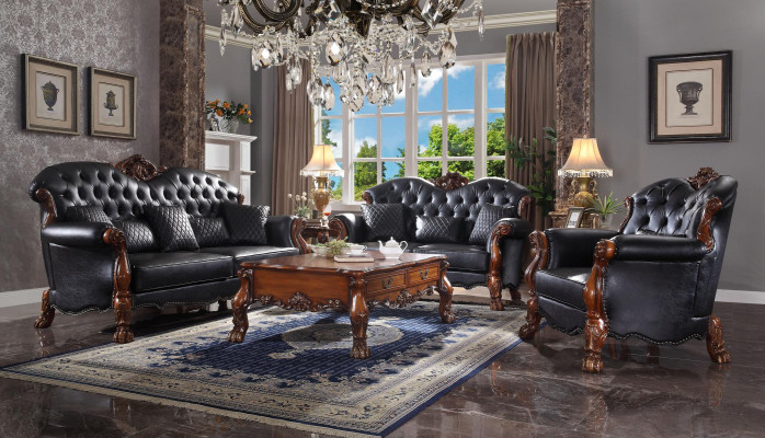 Sofas komplekts 3+2 vietas Klasiskas dīvāns galdi Polster Wohnlandschaft