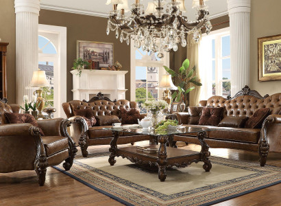 Ādas dīvāns dīvānu komplekts 3+1+1 sēdvietu komplekts, polsterēts dīvāns.