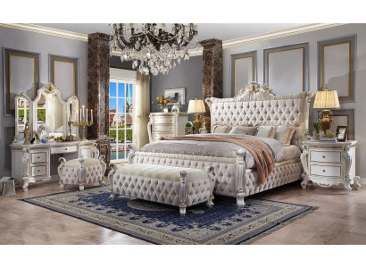 Chesterfield gultas Polsterētas gultas Guļamistabas Dekoratīvais laulību gultas gultas
