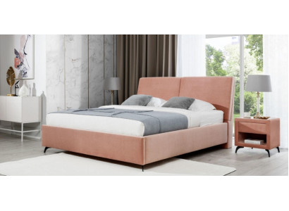 Gultas Rozā guļamistaba koka mēbeles tekstils viesnīcas gultas mākslas deko stils