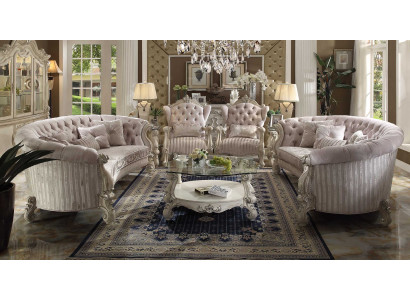 Sofagarnitur Baroka Sēdekļu dzīvojamo telpu stūra sofa Polster Garnitur Sofas 4 daļas.