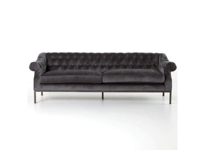 Čestervilda dīvāna sofa ķieģeļu auduma dekora ādas dīvāns polsterpolsterās.