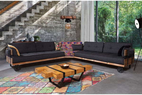 Dzīvojamā istaba Galds Loft dizaina mēbeles galds 130x80 galds dīvānā istabas galds gazes tabulas