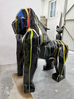 Figūras Statujas Dekorācijas Deko Gorilla Dārzs Jaunā dizaina figūra Moderna statuja