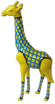 Dizainera statueta Figūras Moderni dekori Dārzs Zirafa Skulptūra Skulptūras