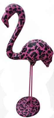 Dekoru dizainers Abstraktas figūras Modernas dārza figūras Flamingo skulptūra.