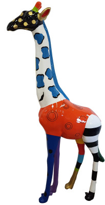 Dizaina figūra Statuja Moderni skulptūras Statujas Dekorācija Dekoratīvais Girafe Dārzs Jauns