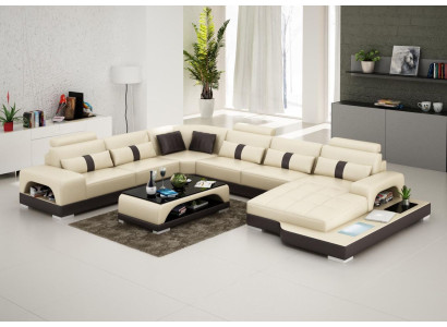 Dīvāns Garnitur Polster Big xxl Sofas Couchen Sofa Wohnlandschaft U Form Ecksofa