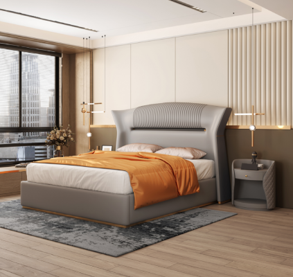 Guļamistabas gulta Polsterbett Double Bed Design Luxury Double 180x200