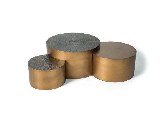 Luksusa zelta galds divgulšņu galds komplekts 3x moderns dzīvojamā istaba aplis