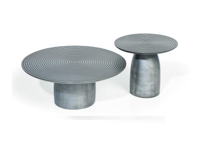 Gultas galda nerūsējošā tērauda dizaina mēbeles dzīvojamā istabā luksusa modernajā stilā 2x