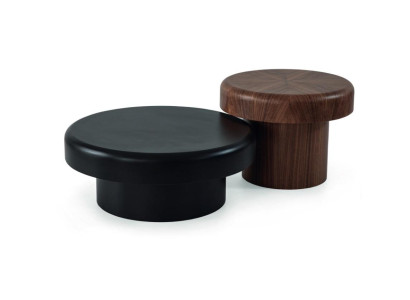 Moderns galds komplekts 2x galdi dzīvojamā istaba koksnes mēbeles dizaineris