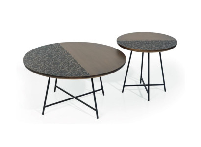 Gultas galds Moderns Blakustabla Dizainera Dzīvojamā istaba Brūns galds