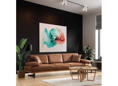 Četrpersonu gults Ikdienas istaba Moderns dizains Audums Luksusa dzīvojamā istaba Polster Sofa.