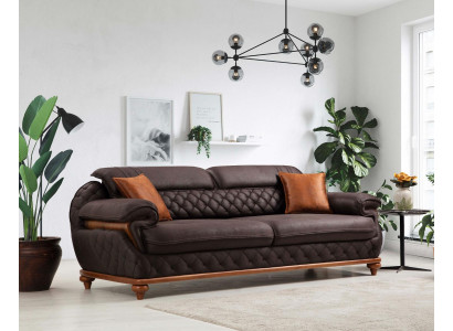 Dzīvojamā istaba Gultas Modernais trīskrēslu dīvāns Dīvāns Luksusa apdares mēbeles